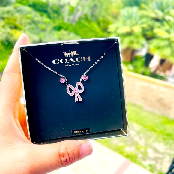 Coach Necklace and Earrings Gift Set - Picture 11 of 12